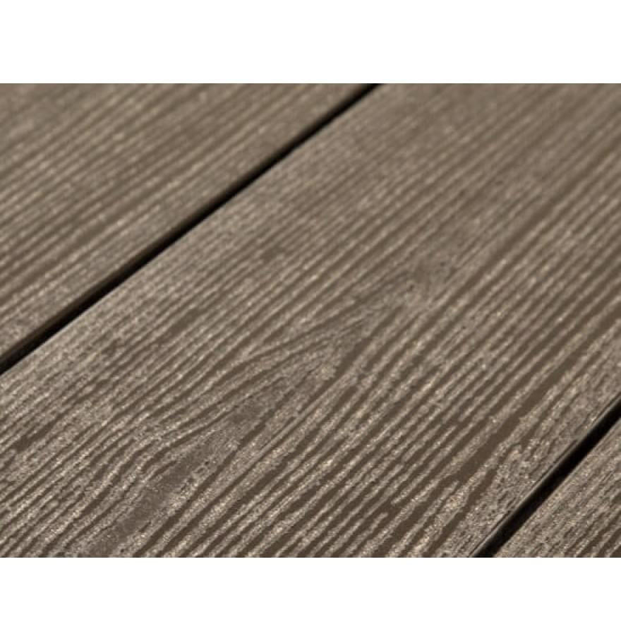 Террасная Доска ДПК SaveWood Standard-Plus Salix (S) (R) темно-коричневый 3 пог.м.